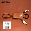 Genuine Leather Keychain 32cm Cable Short Remax Phone USB Line Speed Charge Data USB Cable for