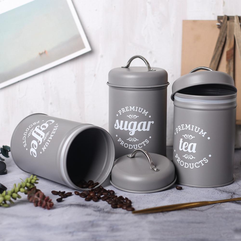 sugar tea and coffee containers