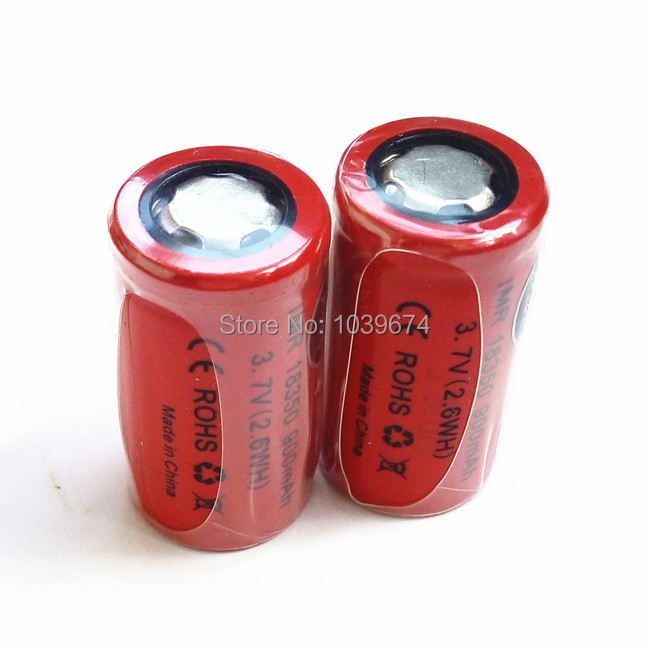 18350 700mah 3 7V IMR lithium ion rechargeable battery for E cigarettes Batteries