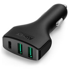 AUKEY 49.5W 3 Port Type-C USB Car Charger