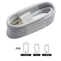 1m USB Cable for iphone White USB Data Sync Charger Cable For iphone 5 5s 6