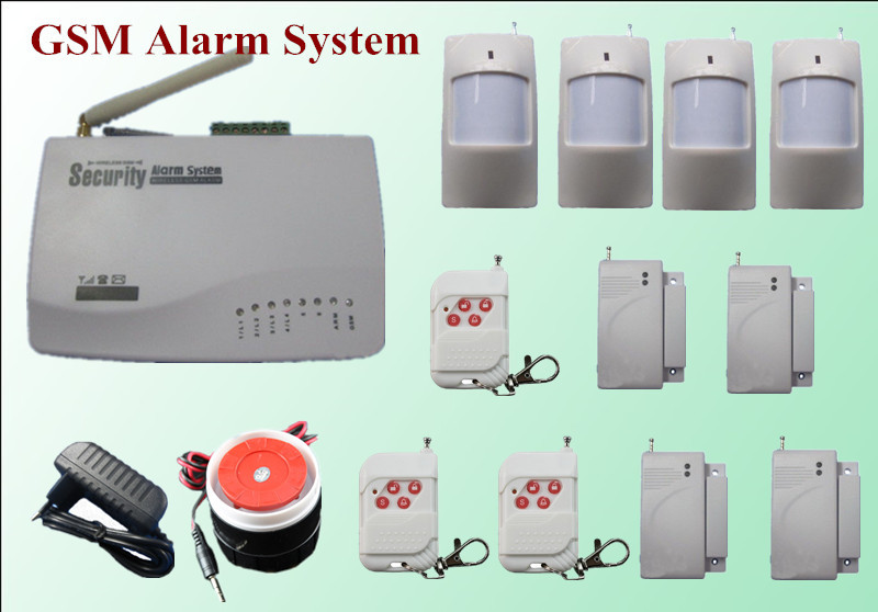 GSM Alarm System 900 1800 1900MHz Wireless Home Voice Alarm Security System With Built in Speaker