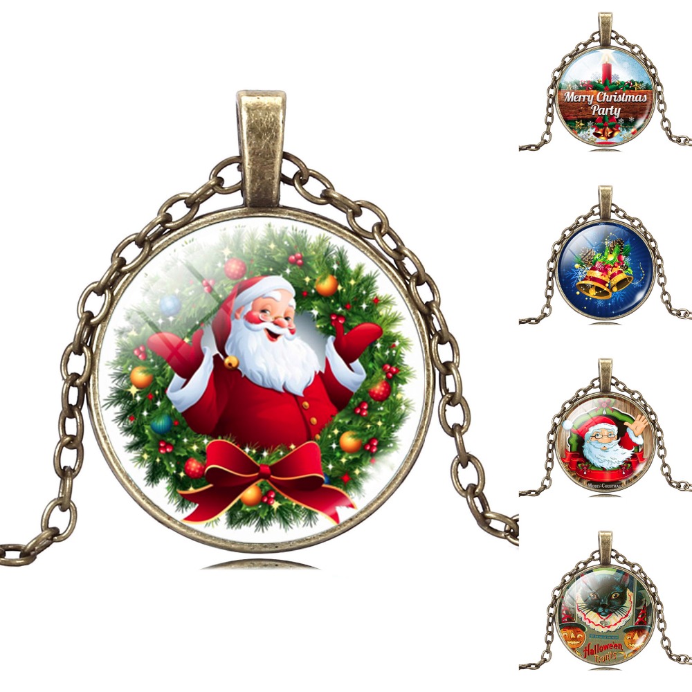 aliexpress com buy christmas gift necklace glass aliexpress com buy christmas gift necklace glass