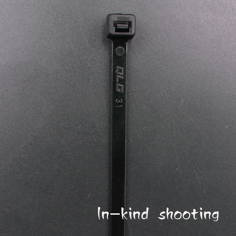 Description Picture 6 of item250Pcs/pack 8*500mm high quality width 5.2mm Black Color Factory Standard Self-locking Plastic Nylon Cable Ties,Wire Zip Tie