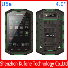 GPS Uphone U5A Rugged 3g wcdma gsm dual sim best military grade cell, FM Radio ip68 waterproof shockproof smartphone