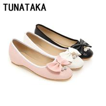 Spring Sweet Increased Internal Pumps Square Toe with Bow for Women