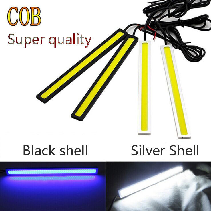 Ultra-Bright-18W-17cm-Silver-Shell-Daytime-Running-light-100-Waterproof-COB-Day-time-Lights-LED