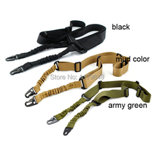 Hunting and tactical shooting rifle gun sling adjustable and three colors to choose