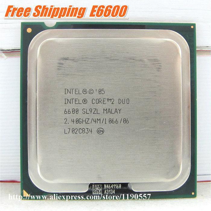   Intel 2 Duo E6600  ( 2.4  / 4  / 1066  )  LGA775 CPU +  
