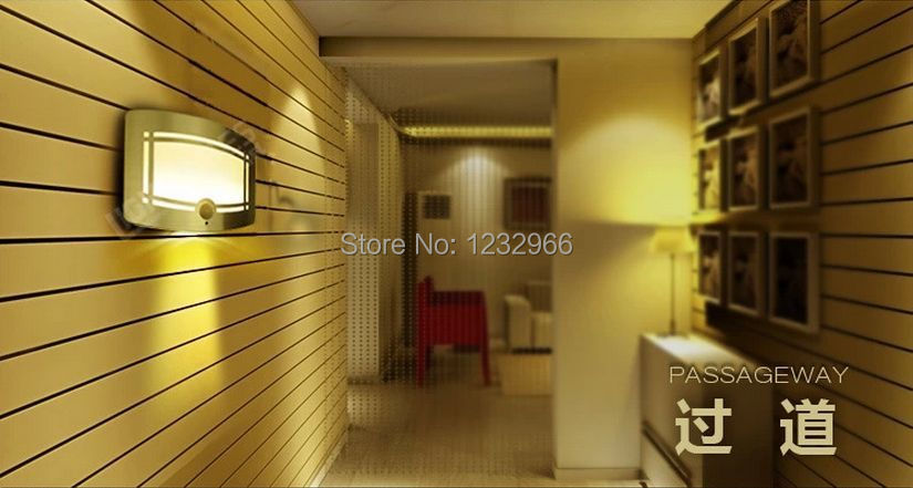 Motion Sensor Light Wall Stick Battery PIR Light Sensor LED Sensor Lights 10led PIR Auto LED ...