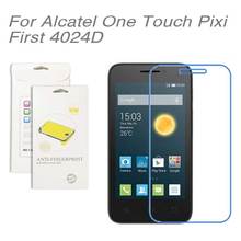 For Alcatel one touch Pixi First 4024D,3pcs/lot High Clear LCD Screen Protector Film Screen Protective Film For 4024D
