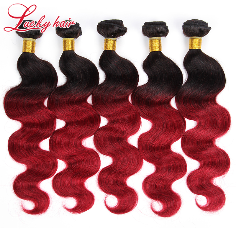 red ombre brazilian hair body wave ombre 99j burgundy weave ombre hair extensions brazilian body wave 5 bundles ombre human hair