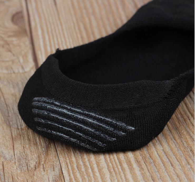 5 color 2015 Men Socks 100 BAMBOO Cotton Invisible boat shoes Socks Man Slippers Shallow Mouth