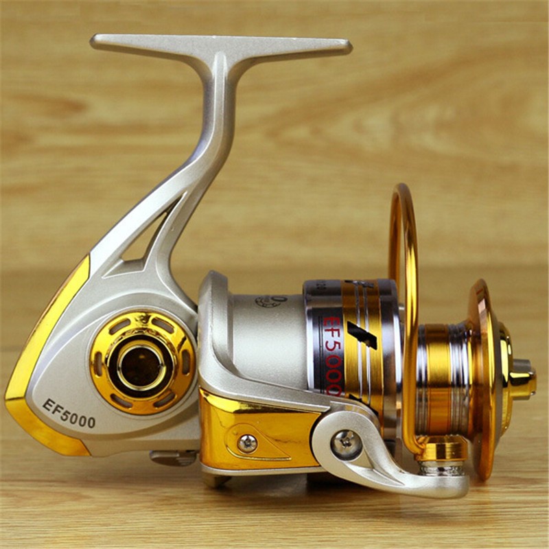 Exclusive First-rate All Steel Spinning Fishing Reel 10 Bearings EF1000 2000 3000 4000 5000 6000 7000 Line Winder Velocity Ratio 5.11 (13)