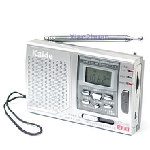 Free Shipping AM FM SW 10 Band Shortwave Radio Receiver Alarm Clock N