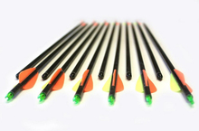 Free shipping 12 PC lot 30 Fiberglass Arrows Bow Arrows archery accessories for hunting shooting