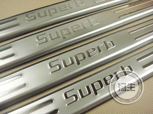2009-2012 Skoda Superb High quality stainless steel Scuff Plate/Door Sill 