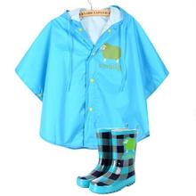 3pcs New Life Cute Baby Cartoon Big Ear Children Waterproof Suit Poncho Small Bicycle Cape Raincoat Impermeable Rain Poncho