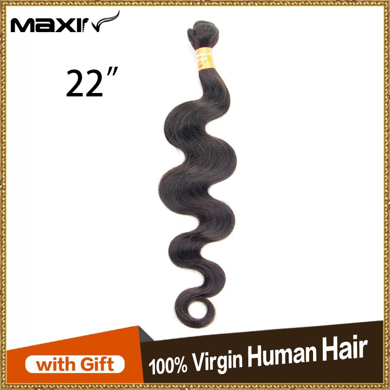 22 8inch body wave human virgin hair brazilian malaysian peruvian Indian Mongolian Hair Extension
