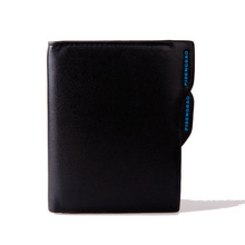 Hot High Quality PU Leather Men Wallets Fashion Creative Mix Wallet Money Zipper Man Purse Card