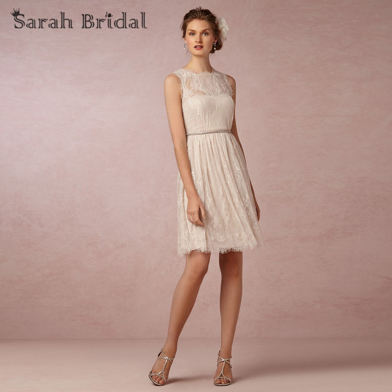 Elegant bridesmaids dresses short