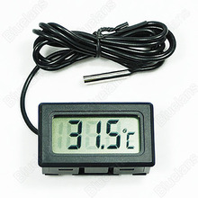 New Mini Aquarium LCD Display Digital Thermometer Fish Tank Water Household Refrigerstor Thermometers