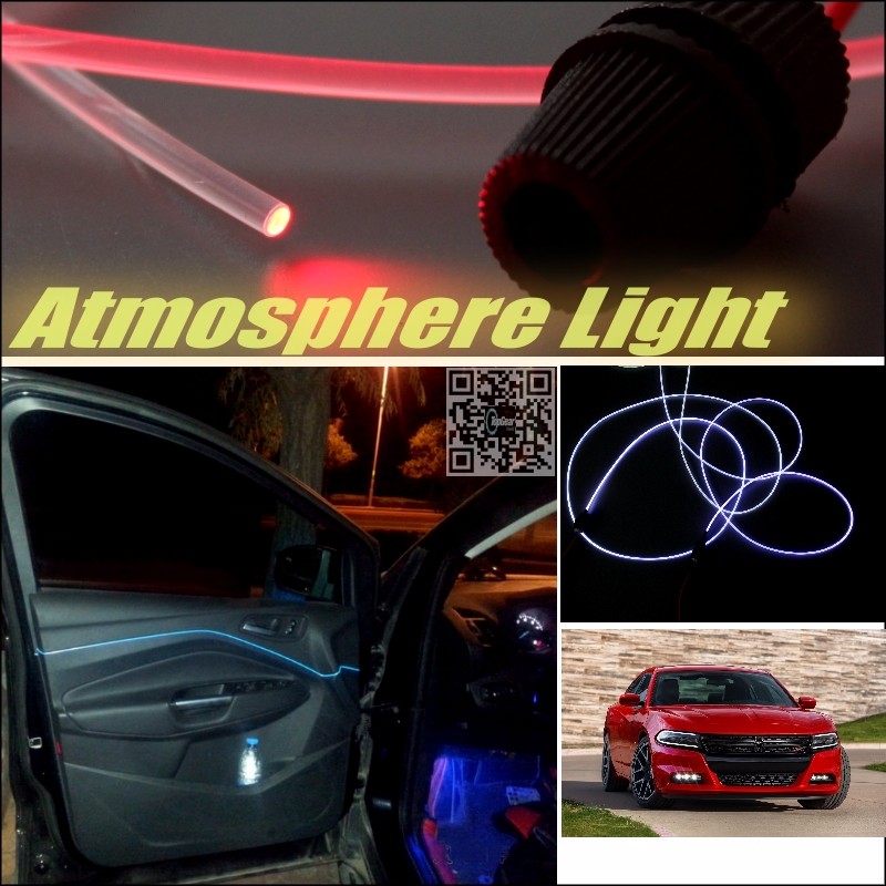 Car Atmosphere Light Fiber Optic Band For Dodge i10 2007~2015 Furiosa Interior Refit No Dizzling Cab Inside DIY Air light