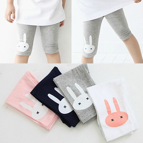 Free shipping Hot sale 2015 child clothing Casual baby girl trousers leggings rabbit Fashion Springtime Korean