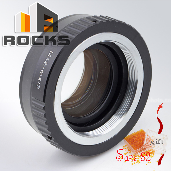 Save $2!! Focal Reducer Speed Booster adap.ter work for M42 Lens to Micro 4/3 camera GX7 GF6 GH3 G5 OM-D E-M1 E-P5 E-PL5