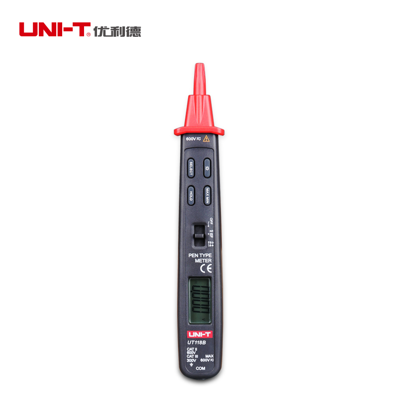 UNI-T UT118B Pen Type Digital Multimeters with 3000 Display Count Auto Range EF Function