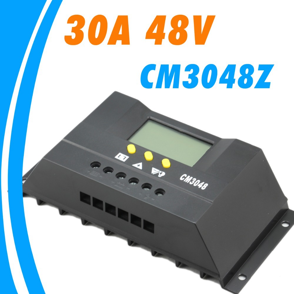 30A 48V Solar Controller LCD PV panel Battery Charge Controller Solar system Home indoor use Juta CM3048 30A 48V Solar Controller LCD PV panel Battery Charge Controller Solar system Home indoor use Juta CM3048