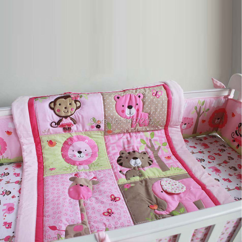 PH016 girl baby cot linen set (6)