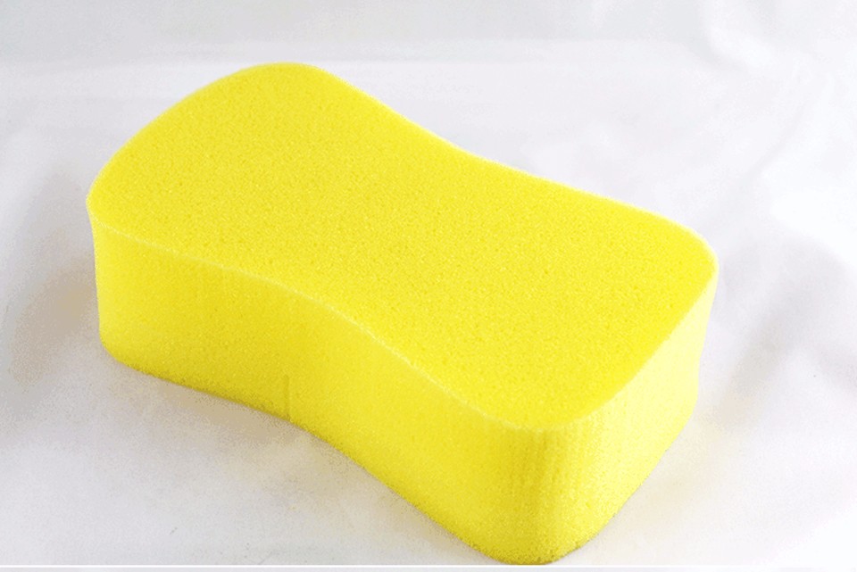 05PCS High Density Car Wash Dedicated Sponge Waxing Sponge Car Polishing Sponge 8 Figure Sponge