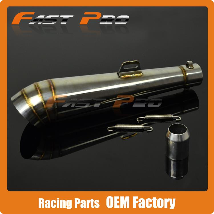 Universal font b Motorcycle b font GP Stainelss steel font b Exhaust b font Muffler Slip