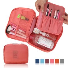 Unisex Waterproof nylon Cosmetic Make Up Toiletry Storage Bag Holder Beauty Wash Organizer Monopoly Pouch Travel