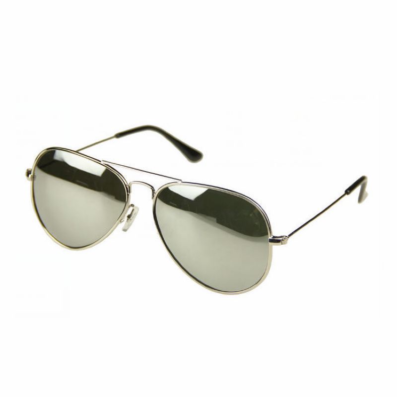 Mirrored Polarized Sunglasses For Men / Women Metal Frame Colored