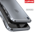 Original Luphie Metal Bumper Case For iPhone 7 Cover Luxury Aviation aluminum CNC Frame Cover For