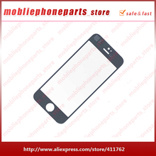 Free Shipping Original White Front Tempered Glass For iPhone 5S Mobilephone Parts 5PCS LOT