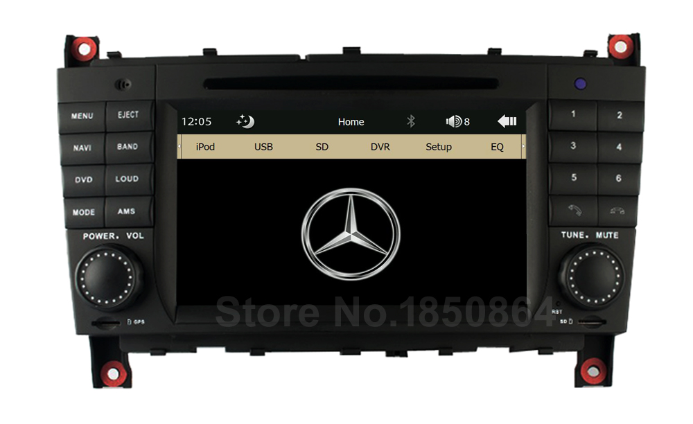 Original UI Car DVD Radio Player GPS for Mercedes Benz W219 W203 C180 C200 C220 C230 C240 C250 W209 CLK200 CLK220 CLK240 CLK270