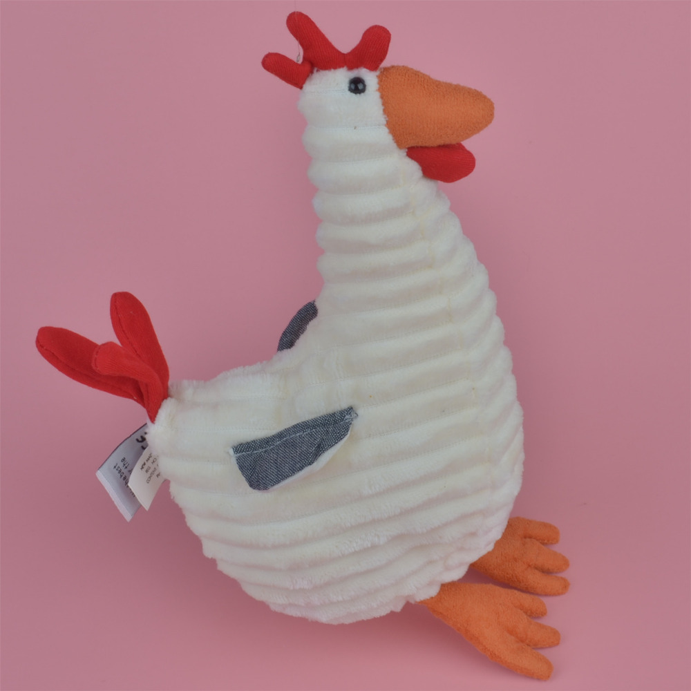 white chicken plush