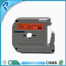 Compatible M tape P-touch label 9mm M-K421 black on red for p-touch thermal label printer
