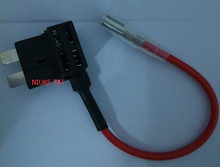 5pcs Mini medium Auto fuse socket Auto fuse holder car fuse socket length:15cm 6.5*5mm Dual Circuit Fuse Adapter Holder For Car