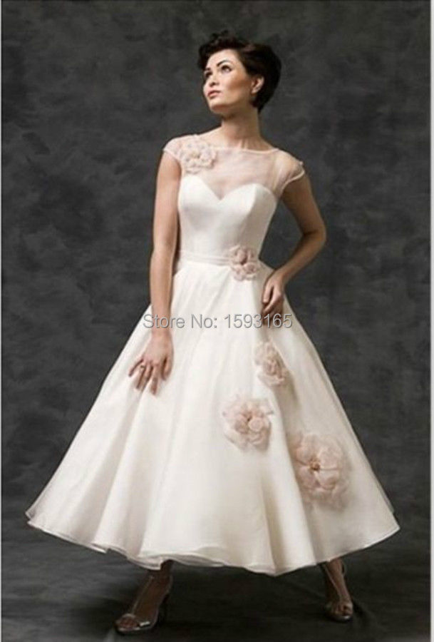 tea length dress december wedding