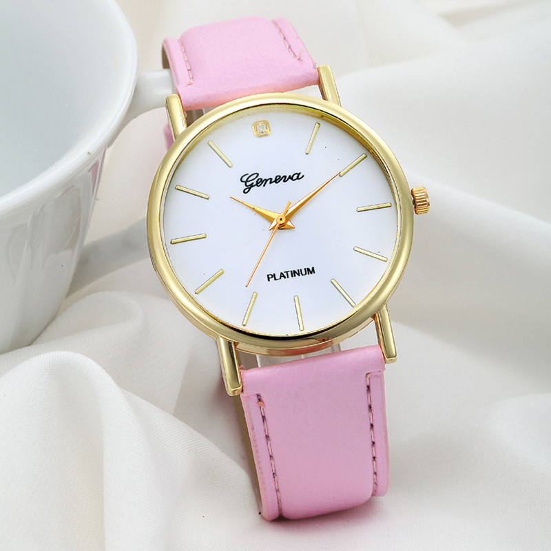 High Quality Quartz Watch 2015 Hot Sale Luxury Classical Causl Wrist Watch women Geneva Watch relojes