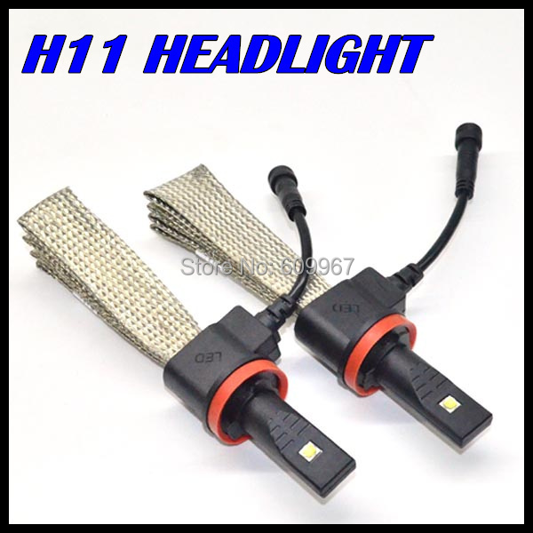 H11 LED Headlight cree XML chips 20W 2500LM Car Fog Light Head LED Lamp Parking Lighting 12V 6500K White led H11 headlight