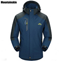 Mountainskin 5XL Men s Jackets Waterproof Spring Hooded Coats Men Women Outerwear Army Solid Casual Brand