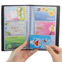 Portable 120 Cards Leather Business Name ID Credit Card Holder Keeper Organizer Book ZH275