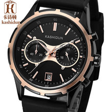 KASHIDUN Top Brand Luxury Fashion Big Dial Quartz Watches Men Waterproof Stop Watch Men Watches Relogios Masculino Relojes
