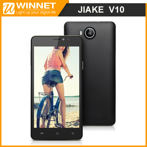 JIAKE V10 Smart phone Android 4 4 MTK6572 Dual Core 3G Smart GPS 5 Inch Dual