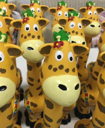 Бесплатная доставка нетоксическо латекс собака игрушки жираф игрушки звук squeaker lovey симпатичные собака играть в игрушки
